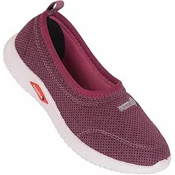 poddar Women Slip On Shoes Brown Breathable Mesh Lightweight Comfort Casual Walking Daily Use Soft Sole Cushioned Loafer Sneakers Stylish Flats for Girls Office Durable Easy Wear Footwear-picture-52