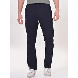 POE Men Smart Slim Fit Chinos Trousers-picture-35