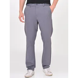 POE Men Smart Slim Fit Chinos Trousers-picture-27