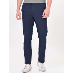 POE Men Smart Slim Fit Chinos Trousers-picture-28