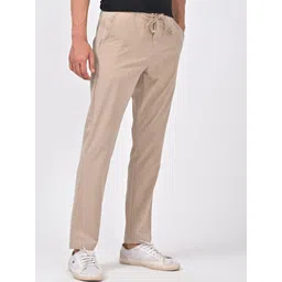 POE Men Smart Slim Fit Mid Rise Regular Trousers image 4