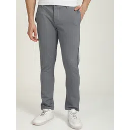 POE Men Smart Slim Fit Trousers-picture-18