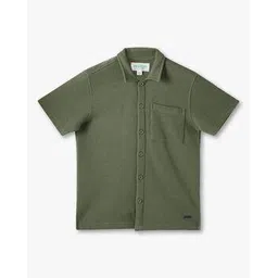 point cove Boys Loose Fit Shirt with Patch Pocket-picture-40