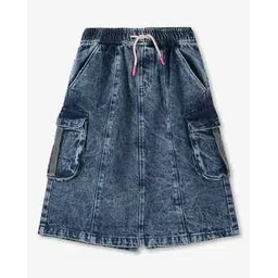 point cove Girls A-Line Cargo Skirt-picture-32
