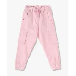 point cove Girls Denim Joggers with Elasticated Waist-picture-26