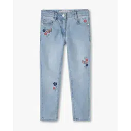 point cove Girls Embroidered Regular Fit Jeans-picture-37