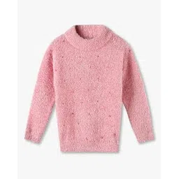 point cove Girls Fancy Yarn Sequins Sweater-picture-22