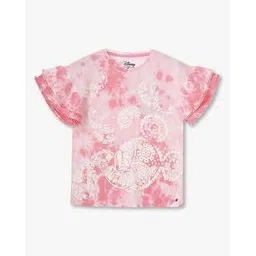 point cove Girls Paisley Print Relaxed Fit Round-Neck T-Shirt-picture-13