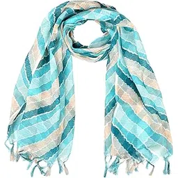 poised Rajasthani Tie and Dye Leheriya Kota Doria Dupatta with tassels for Woman-picture-32