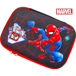 poksi Spider-Man Cartoon Pencil Box | Stylish Multi-Compartm ent School Pouch Art EVA Pencil Box-picture-35