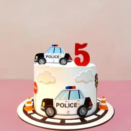 Police Patrol Car Theme Cake-picture-22