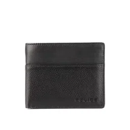 Police Black Leather Bi-Fold Wallet for Men-picture-11