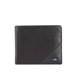 Police Black Leather Bi-Fold Wallet for Men-picture-11