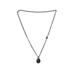 Police Black-Plated Extreme Rebel Vertex Necklace for Men-picture-42