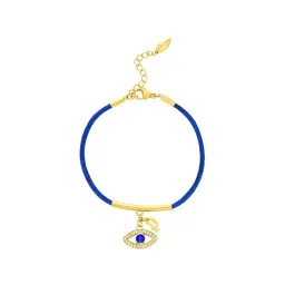 Police Eye Charms Crystals Flexible fit Blue Flexible fit Bracelet for Women-picture-37