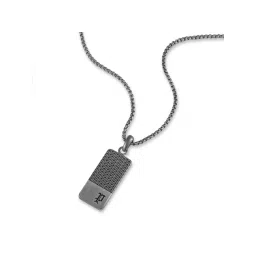 Police Grey Chainmale Frame Dog Tag Chain Necklace-picture-18
