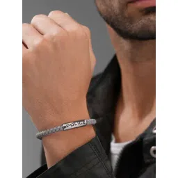 Police Grey Skyfall Emblem Grey Casual Bracelet-picture-19