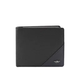 Police Groix Black Solid Bi-Fold Wallet for Men-picture-35