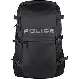 Police Large Size Walt Laptop Backpack Business Office College Travel Bags For Men Fits Upto 15 Inch Laptop Notebook - Black-picture-32