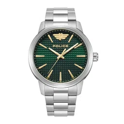 Police Men Green Printed Dial & Silver Toned Bracelet Style Analogue Watch PLPEWJG0018401-picture-25
