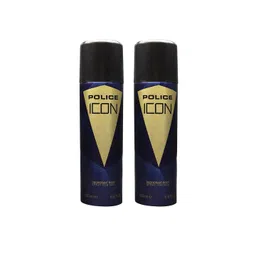 Police Men Set of 2 Icon Deodorant Body Spray - 200 ml Each-picture-28