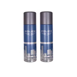 Police Men Set of 2 Light Blue Deodorant Body Spray - 200 ml Each-picture-27