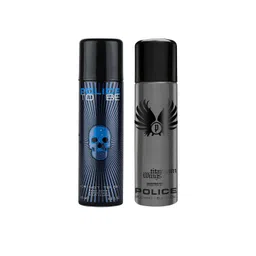 Police Men Set of 2 Wings Titanium and To Be Man Deo Combo Set 400 ml-picture-33