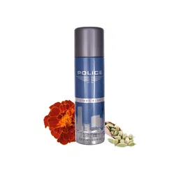 Police Men Set of 3 Light Blue Deodorant Body Spray - 200 ml Each image 2