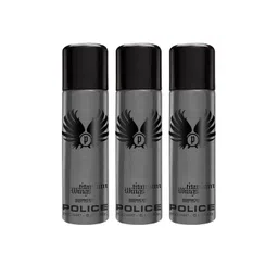 Police Men Set of 3 Titanium Wings Deodorant Body Spray - 200 ml Each-picture-19