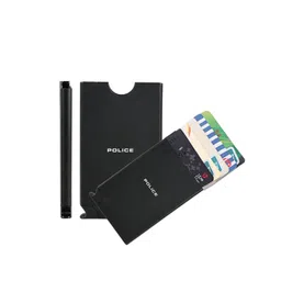 Police Men Typography Printed Leather Two Fold Wallet-picture-37