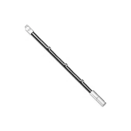 Police Twinrow Black Leather & Cord Pcube Bracelet-picture-24