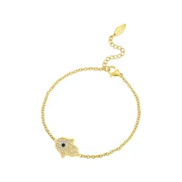 Police Vision Fatima Crystal Blue Flexible fit Bracelet for Women-picture-23