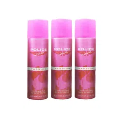 Police Women Set of 3 Passion Deodorant Spray - 200 ml Each-picture-12