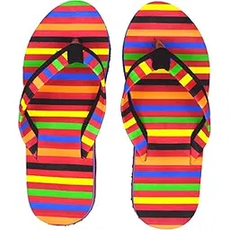 polita Women's Flip-Flops & Slippers F145 Multicolor Stripes | Extra Soft, Lightweight, Comfortable | Trendy & Stylish for Girls & Women-picture-44