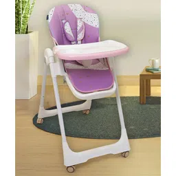 POLKA TOTS 3 In 1 Star Design Twist n' Taste High Chair For Your Baby Kids  - Pink-image-49