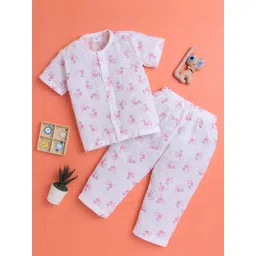 Polka Tots Boys Animal Printed Shirt Pyjamas Night suit-picture-12