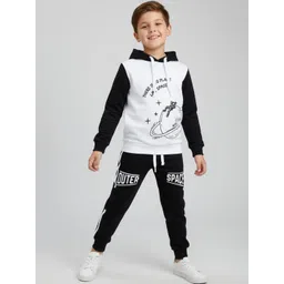 Polka Tots Boys Printed SweatShirt with Joggers-picture-13
