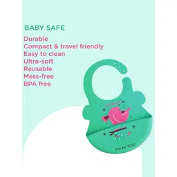 Polka Tots Kids Printed Waterproof Feeding Bibs-picture-37