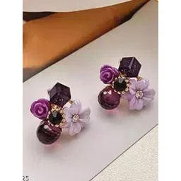 PolluxCraft Women Contemporary Beads Studs Earrings-picture-32