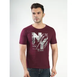 Polo Plus Men Printed Bio Finish Applique T-shirt-picture-10