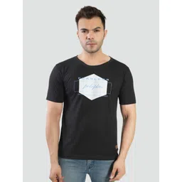 Polo Plus Men Printed Bio Finish Raw Edge T-shirt-picture-23