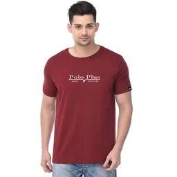 Polo Plus Typography Printed Bio Finish Casual T-Shirt-picture-13