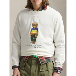 Polo Ralph Lauren Men Polo Bear Printed Round Neck Pullover Sweatshirt-picture-27