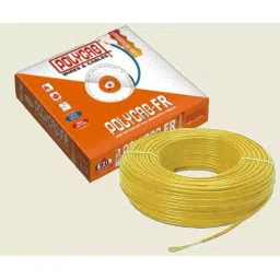 Polycab 2.5 Sq.mm 1 Core HFFR House Cable Yellow (300 m)-picture-11