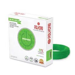 Polycab Maxima+ 6 Sq.mm 1 Core HR-FR-LSH-LF Green Wire Green (90 m)-picture-46
