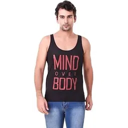 Polyester Blend Active Wear Printed Vest for Men | Stylish & Attractive-picture-23