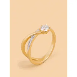 Westside X Pome Classic Comet Gold Plated Lab Diamond Solitaire Ring-picture-42