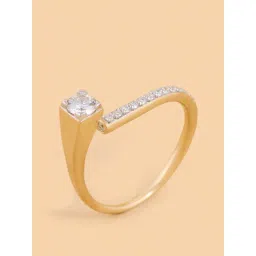 Westside X Pome Edgy Gold Plated Lab Diamond Solitaire Ring-picture-48