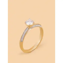 Westside X Pome Radiant Round Gold Plated Lab Diamond Solitaire Ring-picture-31