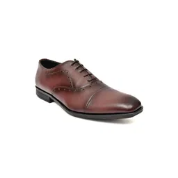 PONO Men Leather Formal Derby Shoes-picture-23